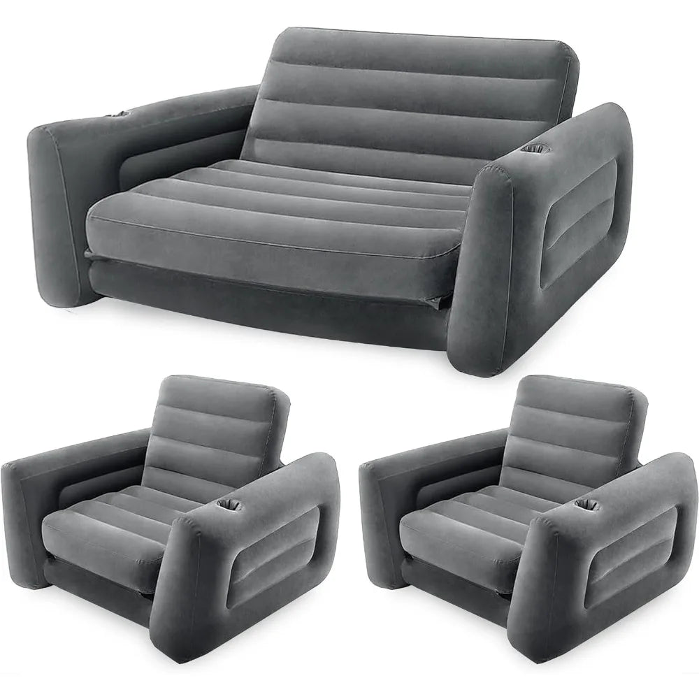 Combination Inflatable Furniture Set With Air Mattress