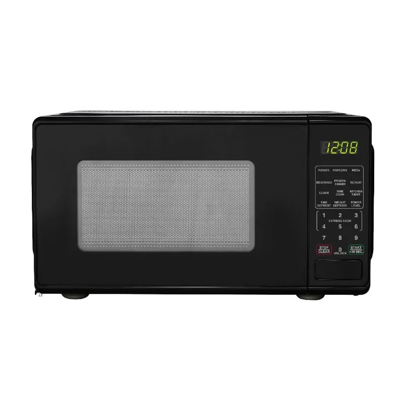Mainstays 0.7 Cu ft Countertop Microwave Oven, 700 Watts, Black